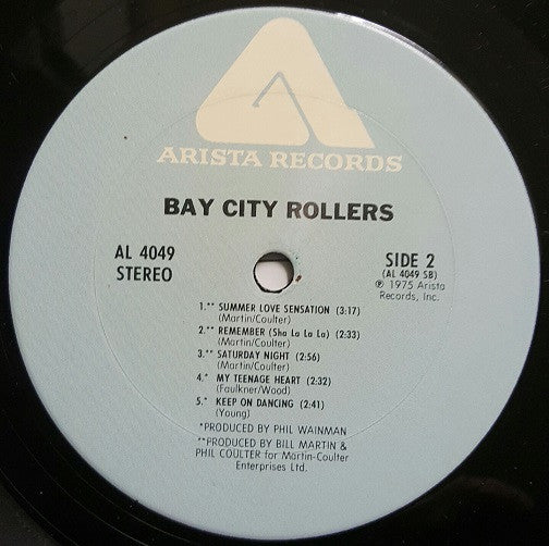 Bay City Rollers : Bay City Rollers (LP, Album, Comp, Ter)