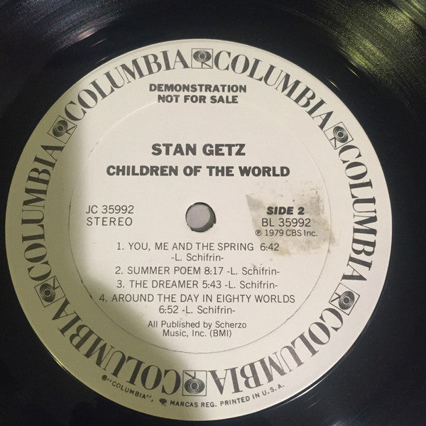 Stan Getz : Children Of The World (LP, Album, Promo)