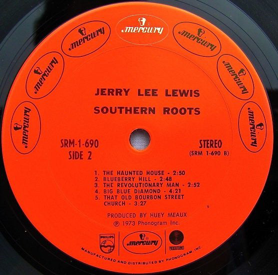 Jerry Lee Lewis : Southern Roots (LP, Album, Pit)