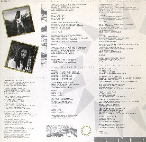 Eddy Grant : Going For Broke (LP, Album, Pit)