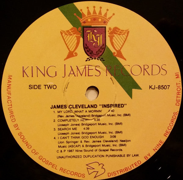 Rev. James Cleveland : Inspired (LP, Album)