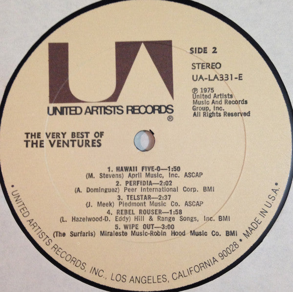 The Ventures : The Very Best Of The Ventures (LP, Comp)