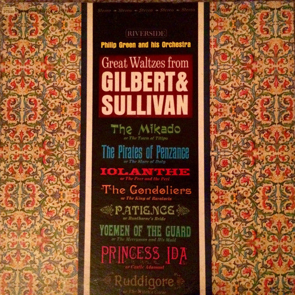 Philip Green And His Orchestra : Great Waltzes From Gilbert & Sullivan (LP)