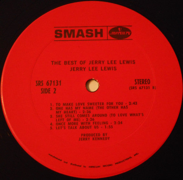 Jerry Lee Lewis : The Best Of Jerry Lee Lewis (LP, Comp, Ter)