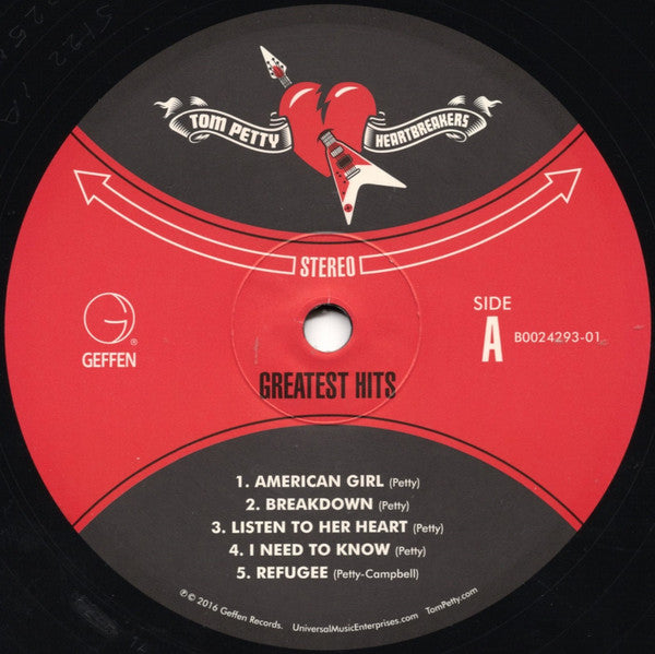 Tom Petty & The Heartbreakers* : Greatest Hits (2xLP, Comp, RE, RM, 180)