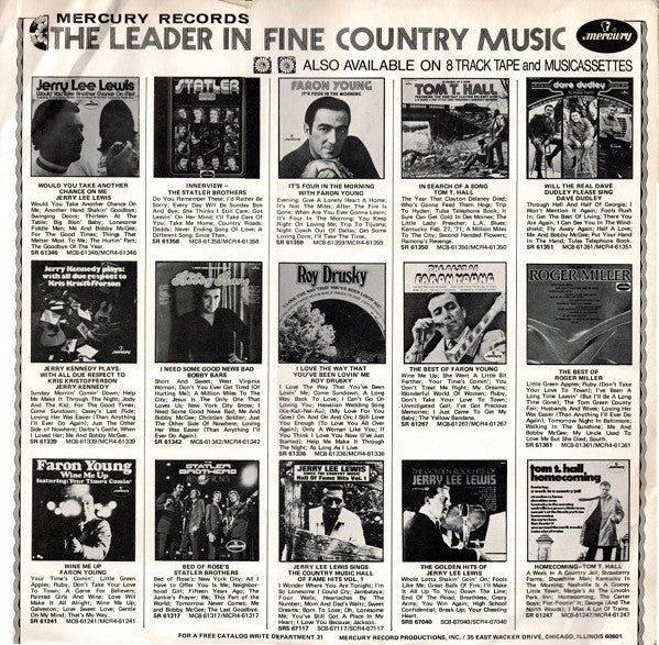 The Statler Brothers : Innerview (LP, Album)