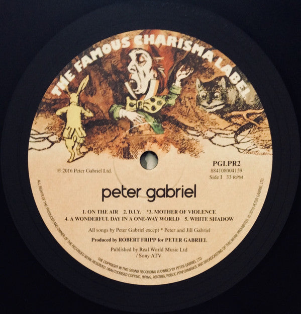 Peter Gabriel : Peter Gabriel (LP, Album, RE, RM, 180)
