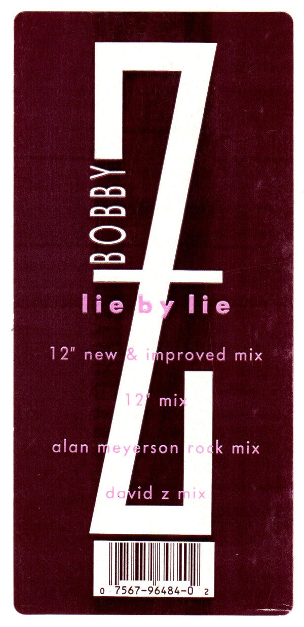 Bobby Z. : Lie By Lie (12", Maxi)
