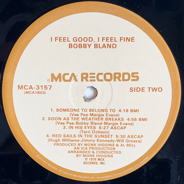 Bobby Bland : I Feel Good, I Feel Fine (LP, Album)