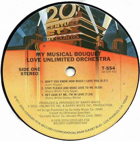Love Unlimited Orchestra : My Musical Bouquet (LP, Album)