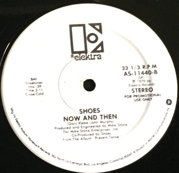 Shoes : I Don't Wanna Hear It / Now And Then (12", Promo)