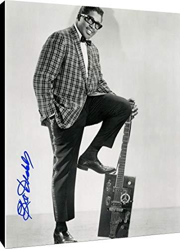 Bo Diddley - Canvas Autograph Print