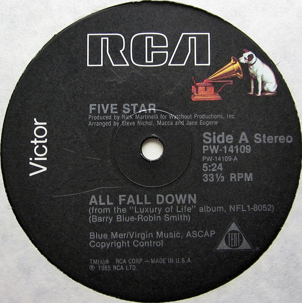 Five Star / Five Star Orchestra : All Fall Down / First Avenue (12")