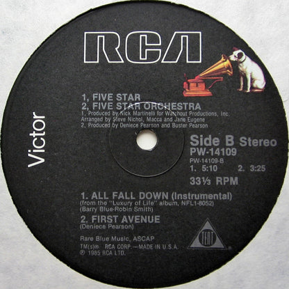 Five Star / Five Star Orchestra : All Fall Down / First Avenue (12")