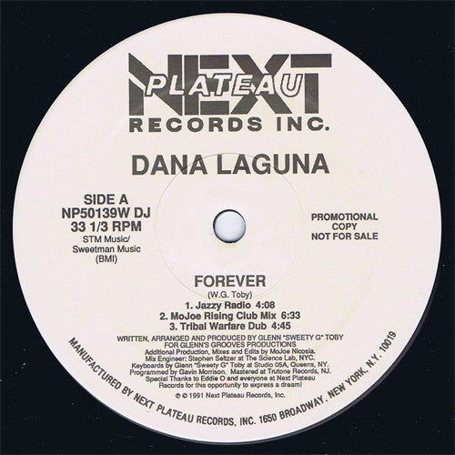 Dana Laguna : Forever (12", Promo)