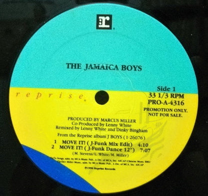 The Jamaica Boys : Move It! (12", Promo)