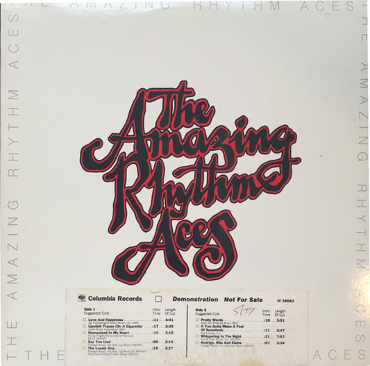 The Amazing Rhythm Aces : Amazing Rhythm Aces (LP, Album, Promo, RE, San)