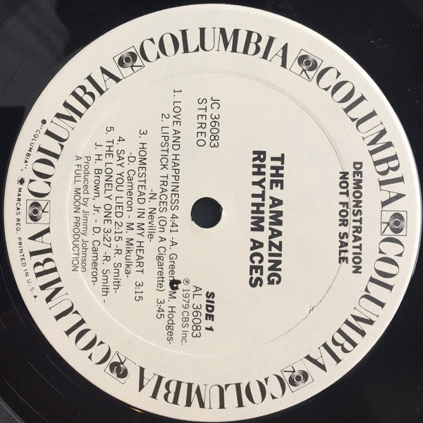 The Amazing Rhythm Aces : Amazing Rhythm Aces (LP, Album, Promo, RE, San)