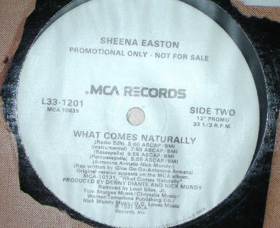 Sheena Easton : What Comes Naturally (12", Promo)