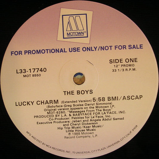 The Boys : Lucky Charm (12", Single, Promo)