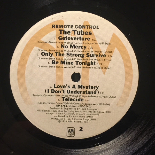 The Tubes : Remote Control (LP, Album, Mon)