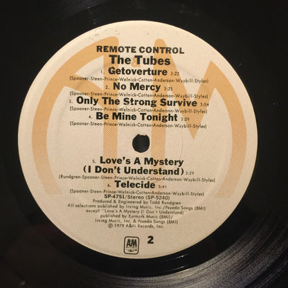 The Tubes : Remote Control (LP, Album, Mon)