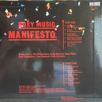Roxy Music : Manifesto (LP, Album, RE)