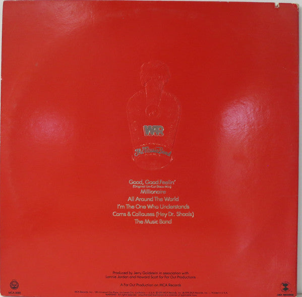 War : The Music Band (LP, Album, Pin)