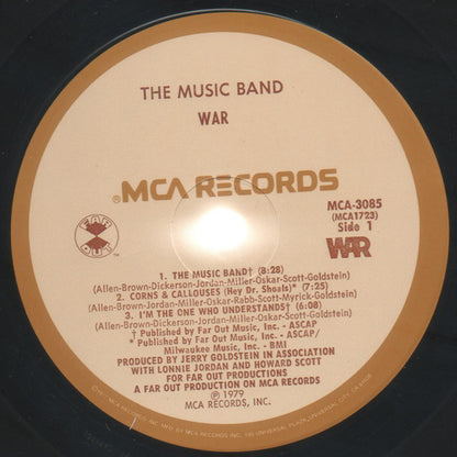 War : The Music Band (LP, Album, Pin)