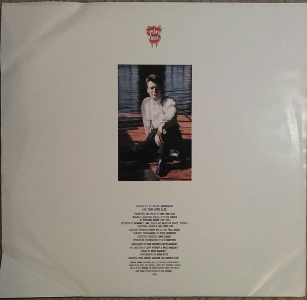 Steve Winwood : Roll With It (LP, Album, Club, Col)
