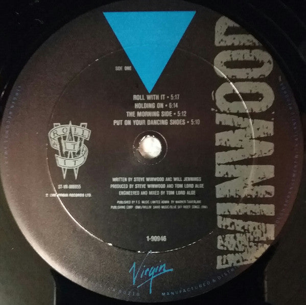 Steve Winwood : Roll With It (LP, Album, Club, Col)