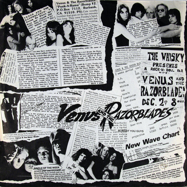 Venus & The Razorblades : Songs From The Sunshine Jungle (LP, Album)