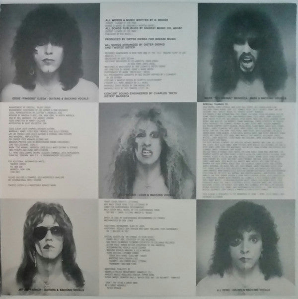 Twisted Sister : Come Out And Play (LP, Album, Non)