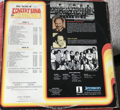 Concert Band & Jazz Ensemble : The Best Of '78 (LP, Album, Promo)