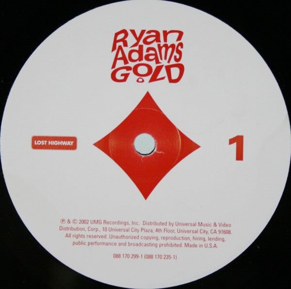 Ryan Adams : Gold (2xLP, Album)