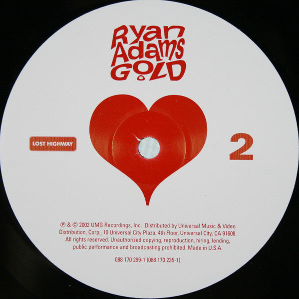 Ryan Adams : Gold (2xLP, Album)