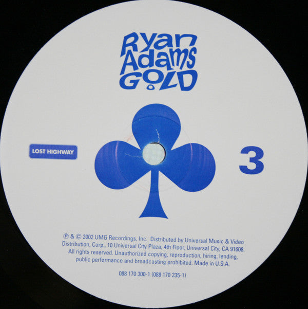 Ryan Adams : Gold (2xLP, Album)