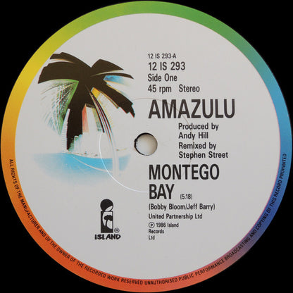 Amazulu : Montego Bay (12", Single)