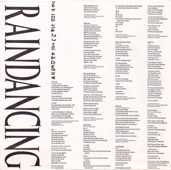 Alison Moyet : Raindancing (LP, Album, Car)