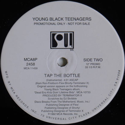 Young Black Teenagers : Tap The Bottle (12", Promo)