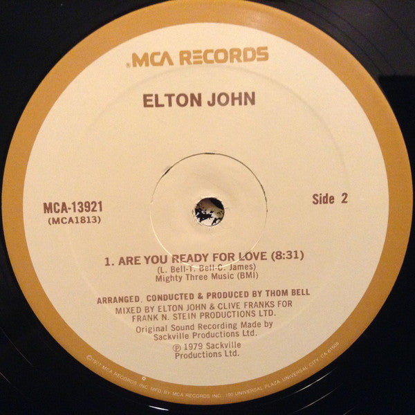 Elton John : The Thom Bell Sessions (12", EP, PRC)