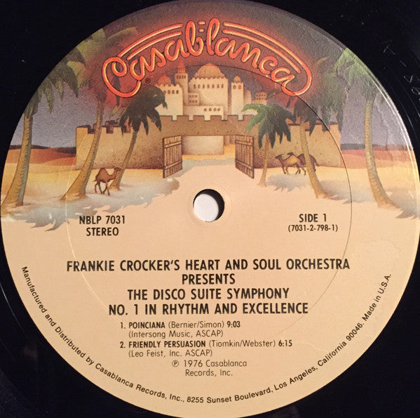 The Heart And Soul Orchestra : Presents The Disco Suite Symphony No. 1 In Rhythm And Excellence (2xLP, Album)