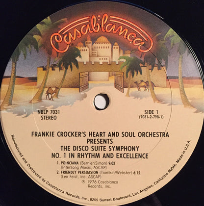 The Heart And Soul Orchestra : Presents The Disco Suite Symphony No. 1 In Rhythm And Excellence (2xLP, Album)