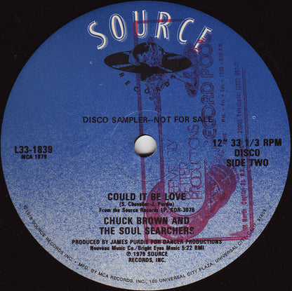 Chuck Brown & The Soul Searchers : Never Gonna Give You Up (12", Promo)