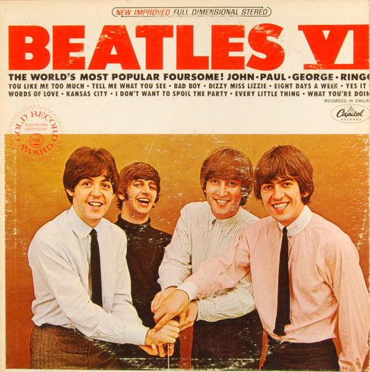 The Beatles : Beatles VI (LP, Album, RE)