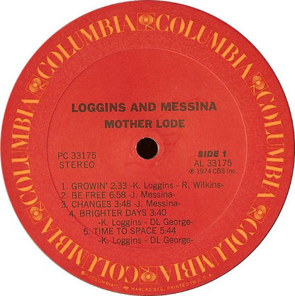 Loggins And Messina : Mother Lode (LP, Album, Ter)