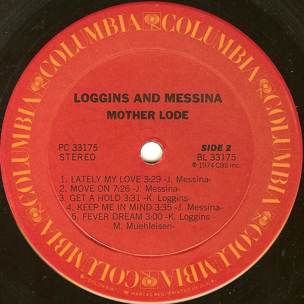 Loggins And Messina : Mother Lode (LP, Album, Ter)