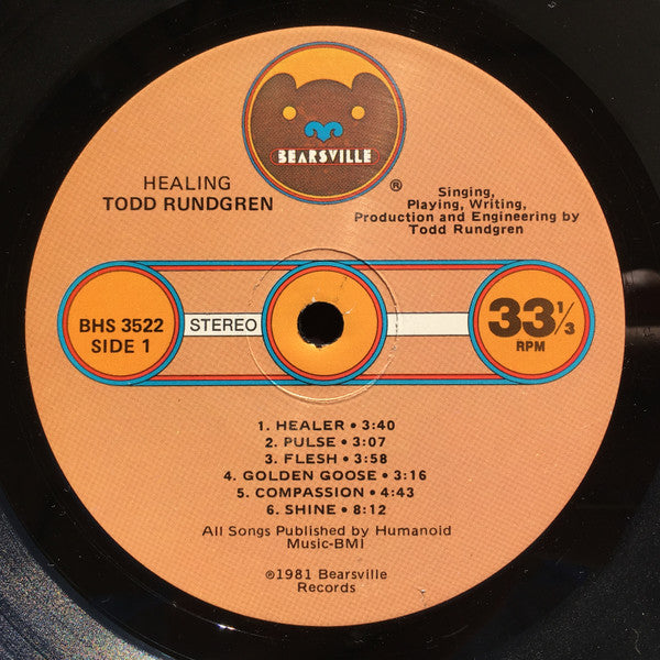 Todd Rundgren : Healing (LP, Album + 7", EP, S/Edition)
