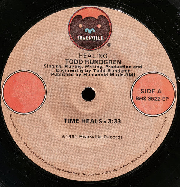 Todd Rundgren : Healing (LP, Album + 7", EP, S/Edition)