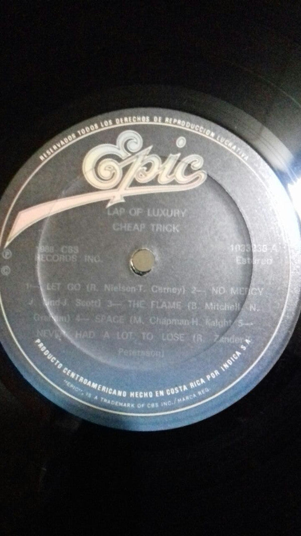 Cheap Trick : Lap Of Luxury (LP, Album)